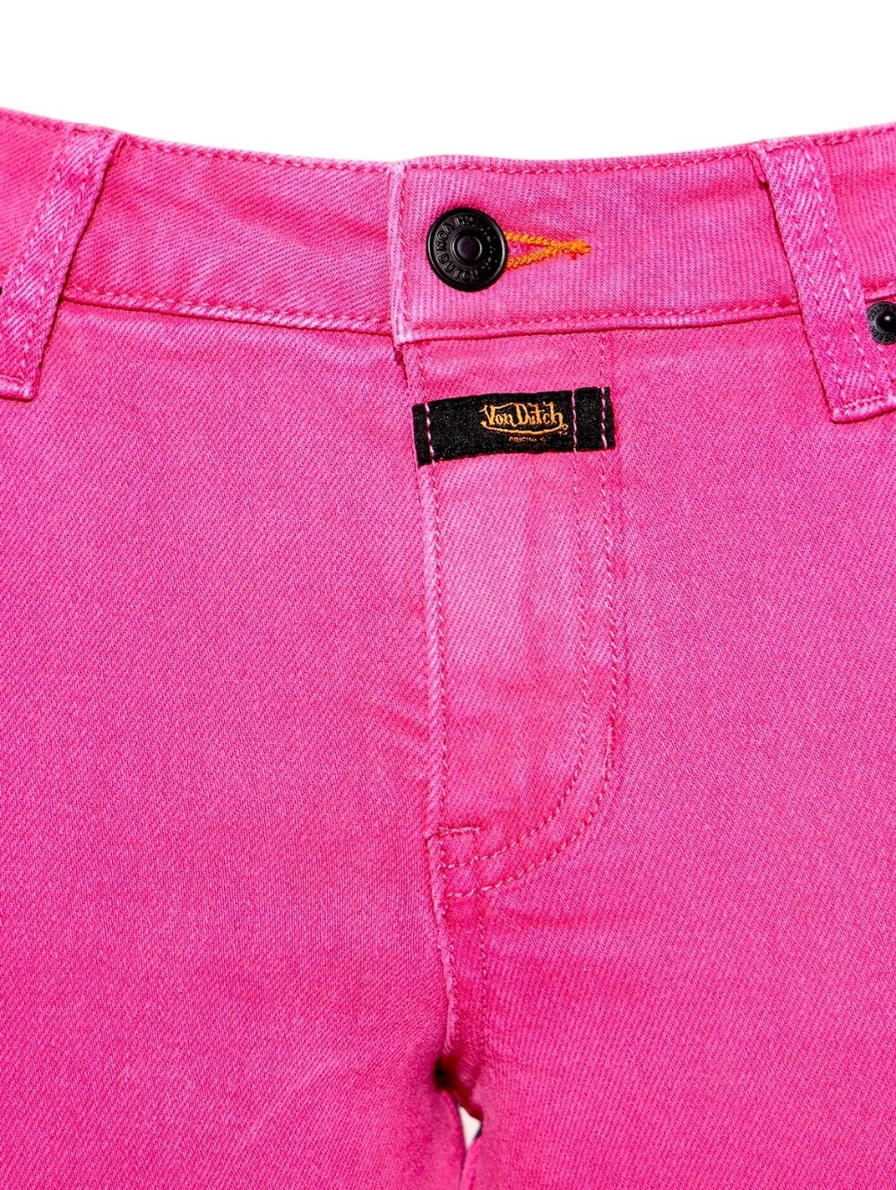 VON DUTCH Tattoo Wings Bootcut Jeans Size 9 Graphic Denim Y2K Flare PINK - Picture 4 of 9